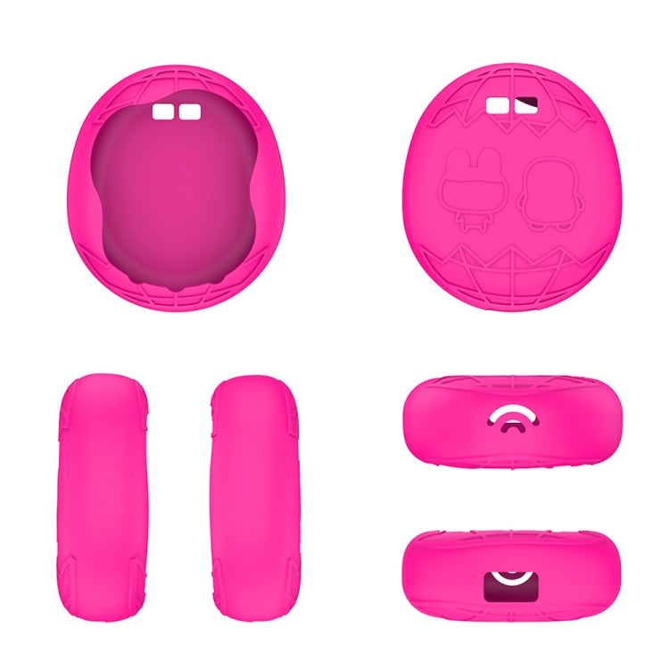 For Tamagotchi Uni (2023) Pet Game Machine Silicone Protection Case(Luminous Rose Red) - Cases by buy2fix | Online Shopping UK | buy2fix