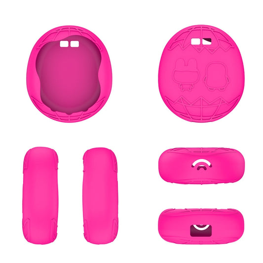 For Tamagotchi Uni (2023) Pet Game Machine Silicone Protection Case(Luminous Rose Red) - Cases by buy2fix | Online Shopping UK | buy2fix