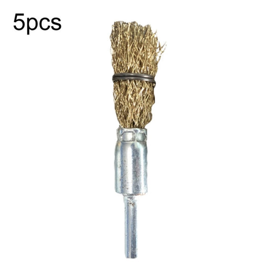 12x6x25mm 5pcs Wire Brush Industrial Grade Stainless Steel Rust Removal Wire Brush