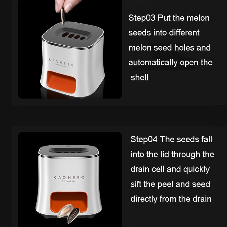 Kacheeg Electrical Melon Seed Machine Automatic Peeling And Hulling Tool(Pink) by Kacheeg