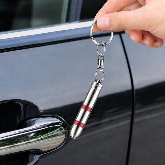 Static Elimination Car Keychain Static Discharger(Red Upgraded)