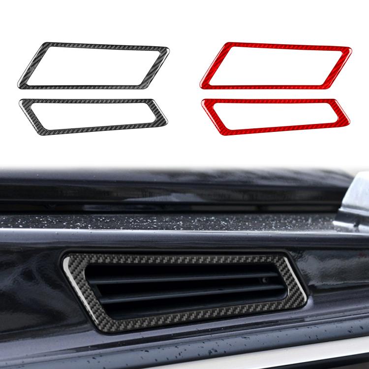 For Mercedes-Benz G-Class W463 2pcs /Set Hood Both Sides Air Vent Stickers(Black) - Car Interior Mouldings by buy2fix | Online Shopping UK | buy2fix