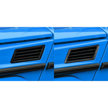 For Mercedes-Benz G-Class W463 2pcs /Set Hood Both Sides Air Vent Stickers(Black) - Car Interior Mouldings by buy2fix | Online Shopping UK | buy2fix