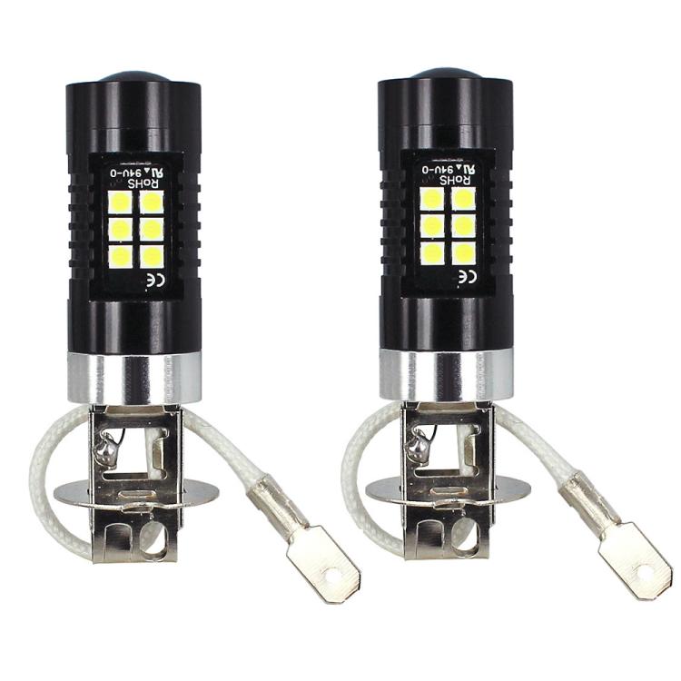 1pair Automotive High-power LED White Light Fog Lamp(H3) - Fog / Driving Lights by buy2fix | Online Shopping UK | buy2fix