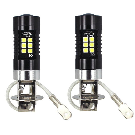 1pair Automotive High-power LED White Light Fog Lamp(H3) - Fog / Driving Lights by buy2fix | Online Shopping UK | buy2fix