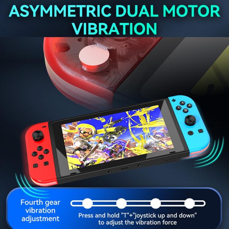 JOY-02 Gaming Left And Right Handle With RGB Lights Body Feel Bluetooth Gamepad For Switch / Switch OLED / Switch Pro / Switch Lite / Switch Joycon(Black) - Gamepads by buy2fix | Online Shopping UK | buy2fix