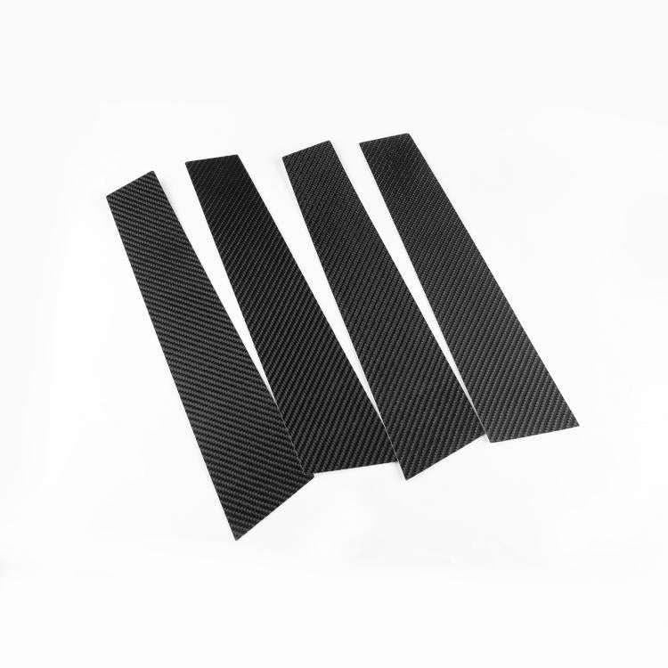 For Chevrolet Malibu XL 2016-2022 6pcs /Set Left-hand Drive B-pillar Carbon Sticker(Red) - Car Interior Mouldings by buy2fix | Online Shopping UK | buy2fix