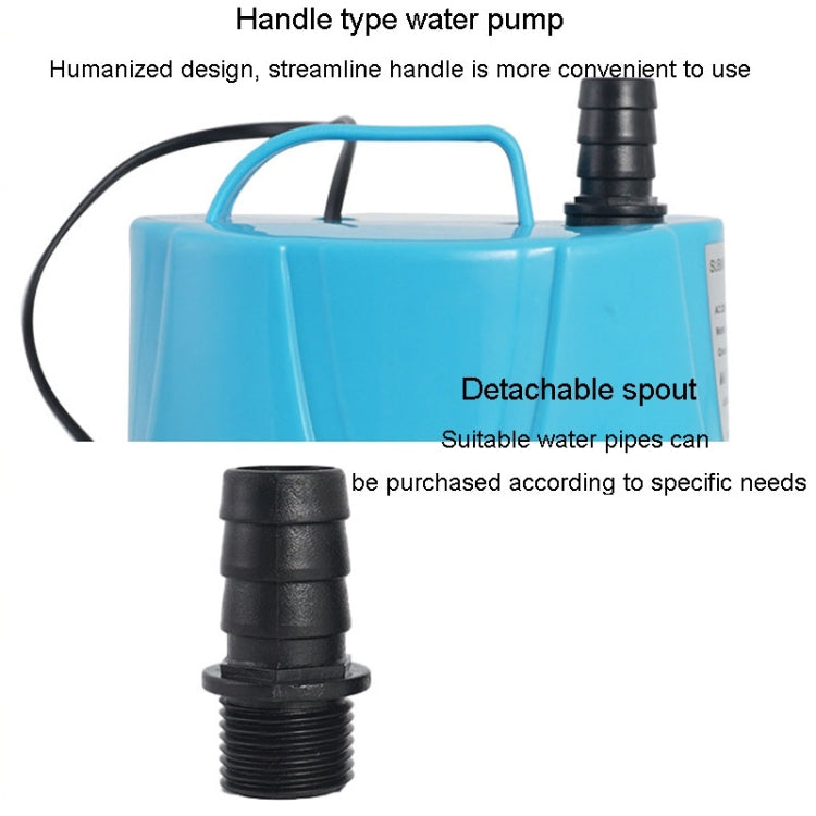 JN-311 12W Anti-Dry Burning Bottom Suction Pump Fish Tank Suction Feces Wigwam Bonsai Submersible Pumps(US Plug) - Air Pumps by buy2fix | Online Shopping UK | buy2fix