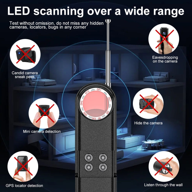 T01 Wireless Detector Camera Anti-eavesdropping Positioning GPS Alarm by buy2fix