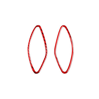 For Chevrolet Malibu 2016-2022 2pcs /Set Left-hand Drive A-pillar Speaker Sticker(Red) - Car Interior Mouldings by buy2fix | Online Shopping UK | buy2fix