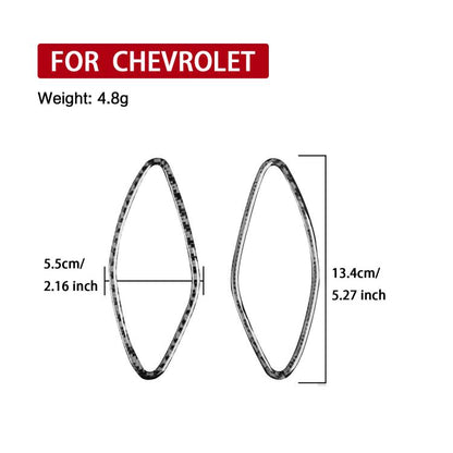 For Chevrolet Malibu 2016-2022 2pcs /Set Left-hand Drive A-pillar Speaker Sticker(Red) - Car Interior Mouldings by buy2fix | Online Shopping UK | buy2fix