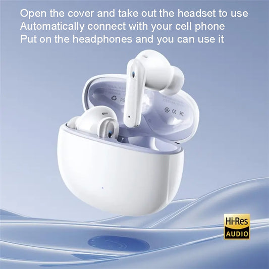 REMAX CozyPods W21N Dual Noise Reduction Bluetooth Earphone Music Call Wireless Earphone(White) - Bluetooth Earphone by REMAX | Online Shopping UK | buy2fix