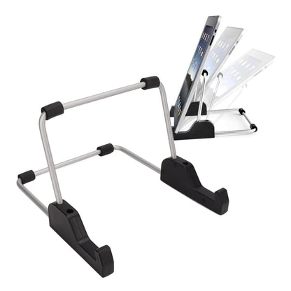 Adjustable Foldable Universal Tablet Holder Metal Stand Storage Bracket(TS-02) - Desktop Holder by buy2fix | Online Shopping UK | buy2fix