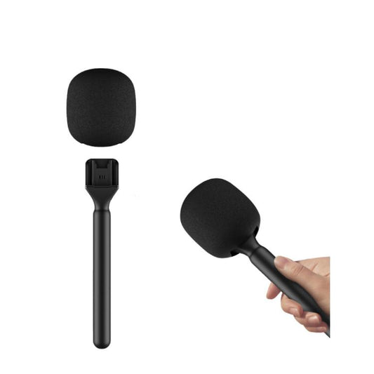 Microphone Interview Handle For DJI Mic / Moma / Rode Wireless Go / Relacart(Black) - Microphone by buy2fix | Online Shopping UK | buy2fix