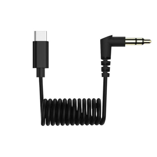 USB-C / Type-C To 3.5mm Male TRS Audio Adapter Cable For DJI Osmo Action 4 / 3 / 2 / Pocket 3(Black) - Cable & Charger by buy2fix | Online Shopping UK | buy2fix