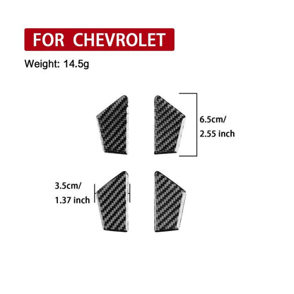 For Chevrolet Malibu 2016-2021 4pcs /Set Left-hand Drive Inner Door Bowl Sticker(Red) - Car Interior Mouldings by buy2fix | Online Shopping UK | buy2fix