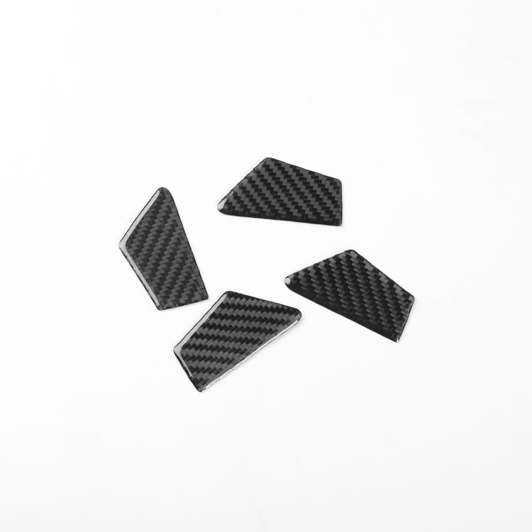 For Chevrolet Malibu 2016-2021 4pcs /Set Left-hand Drive Inner Door Bowl Sticker(Black) - Car Interior Mouldings by buy2fix | Online Shopping UK | buy2fix