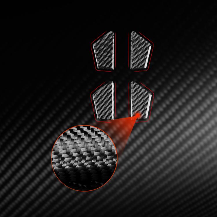 For Chevrolet Malibu 2016-2021 4pcs /Set Left-hand Drive Inner Door Bowl Sticker(Black) - Car Interior Mouldings by buy2fix | Online Shopping UK | buy2fix