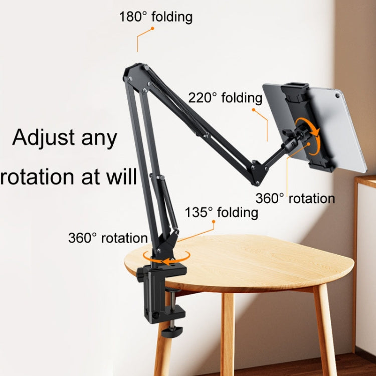 Lazy Cell Phone And Tablet Universal Bracket Multifunctional Telescopic Support Stand, Model: N2L Extended Cantilever - Lazy Bracket by buy2fix | Online Shopping UK | buy2fix