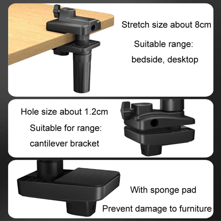 Lazy Cell Phone And Tablet Universal Bracket Multifunctional Telescopic Support Stand, Model: N2 Cantilever - Lazy Bracket by buy2fix | Online Shopping UK | buy2fix