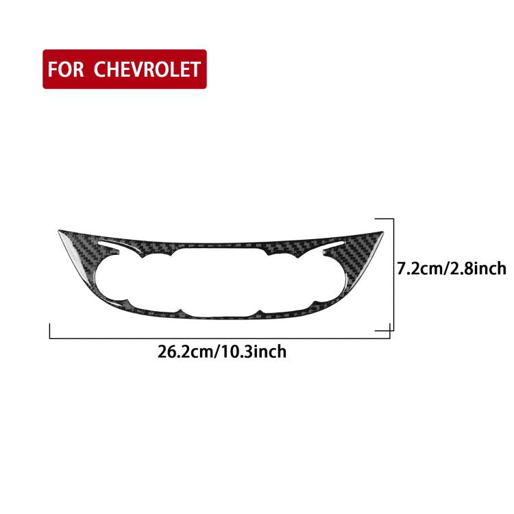 For Chevrolet Malibu 2016-2022 C Model Universal Central Control Knob Panel Sticker(Red) - Car Interior Mouldings by buy2fix | Online Shopping UK | buy2fix