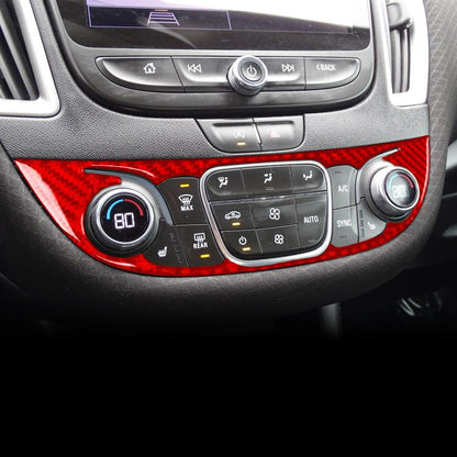 For Chevrolet Malibu 2016-2022 C Model Universal Central Control Knob Panel Sticker(Red) - Car Interior Mouldings by buy2fix | Online Shopping UK | buy2fix