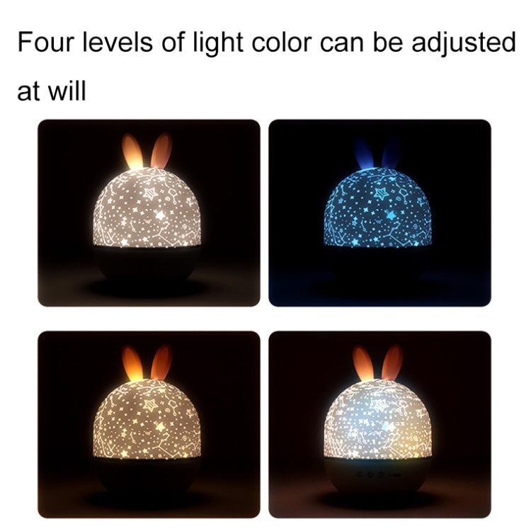Rotatable Cartoon Atmosphere Projection Lamp Music Night Light, Spec: Bluetooth Remote Model(Deer) by buy2fix