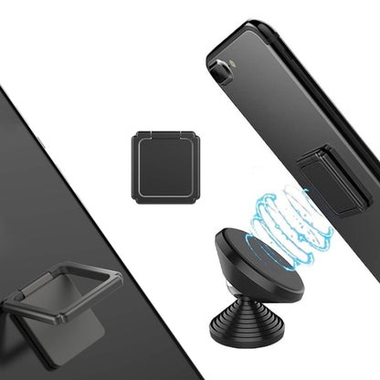 Magnetic 360 Degree Rotating Square Ring Buckle Mobile Phone Holder(Random Color Delivery) - Ring Holder by buy2fix | Online Shopping UK | buy2fix