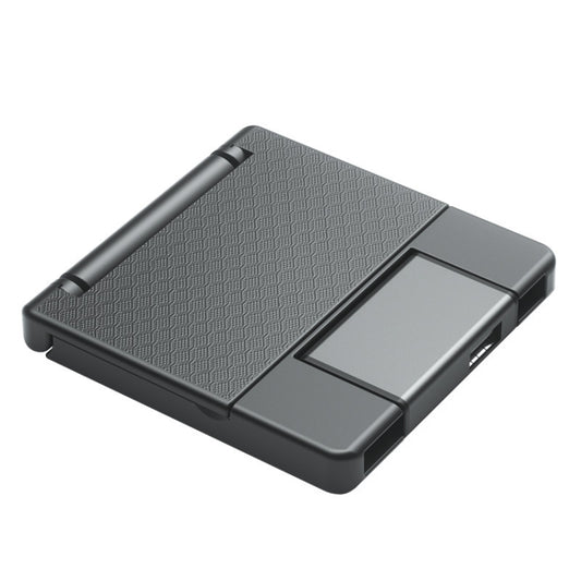 7 in 1 OTG SD Card Reader USB Type-C Adapter TF SD SIM PIN Storage Box(Silver Gray) by buy2fix