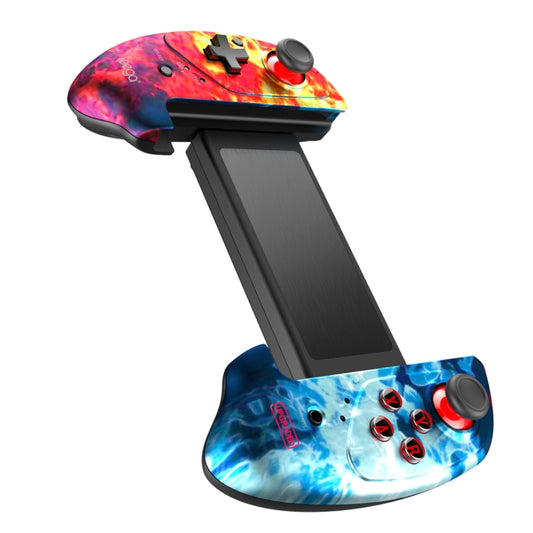 IPEGA PG-9083 Phone Tablet Bluetooth Wireless Stretch Gamepad For Android / IOS / PS3 / Switch(B Flame Red Blue) - Gamepads by ipega | Online Shopping UK | buy2fix