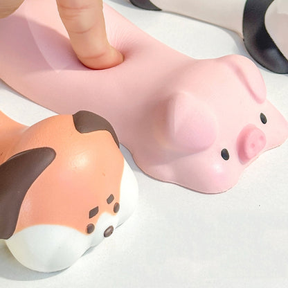 Decompression Memory Foam Mouse Pad Cute Desktop Mouse Wrist Cushion Hand Rest, Pattern: Pig by buy2fix