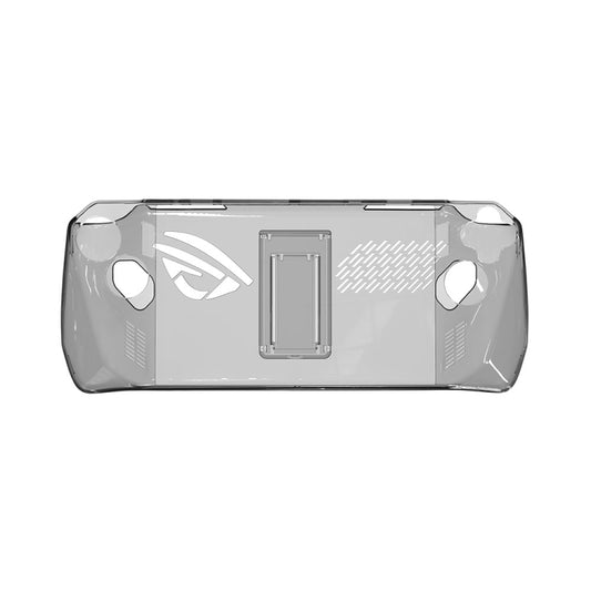 For ASUS ROG Ally Pocket Console Protective Case Transparent Crystal Case TPU Protective Case Accessories(Transparent Black) by buy2fix