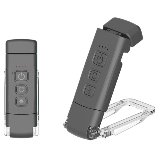 USB Charging Portable Detachable Reading Clip Light Rotatable Eye Protection Mini LED Lamp(Black)