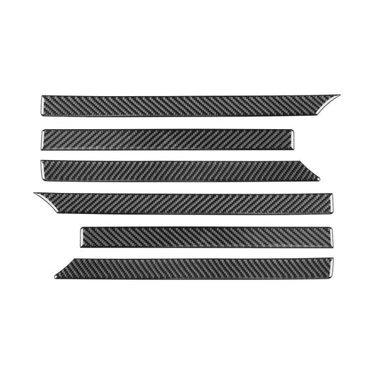 For Mercedes-Benz G-Class W463 6pcs /Set Grille Decorative Sticker(Black) - Car Interior Mouldings by buy2fix | Online Shopping UK | buy2fix