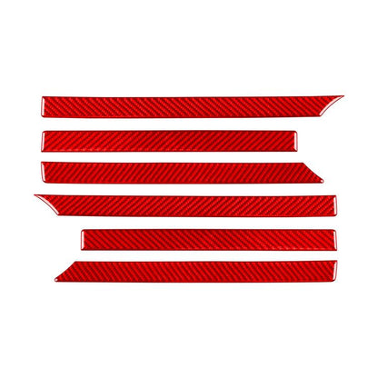 For Mercedes-Benz G-Class W463 6pcs /Set Grille Decorative Sticker(Red) - Car Interior Mouldings by buy2fix | Online Shopping UK | buy2fix