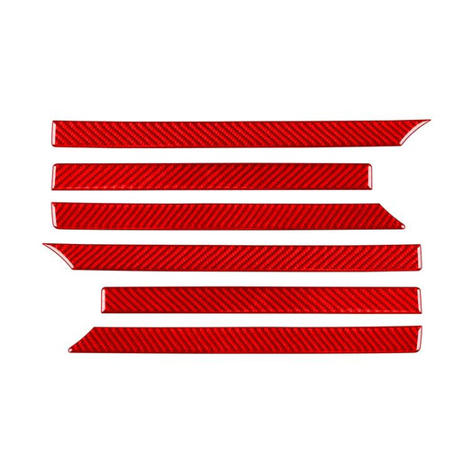 For Mercedes-Benz G-Class W463 6pcs /Set Grille Decorative Sticker(Red) - Car Interior Mouldings by buy2fix | Online Shopping UK | buy2fix