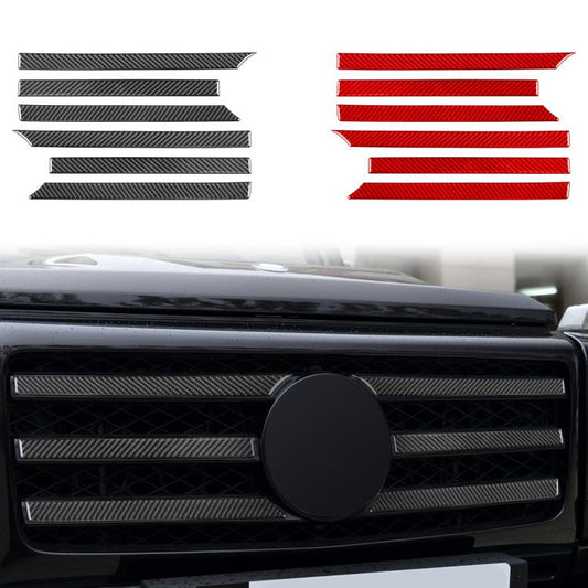 For Mercedes-Benz G-Class W463 6pcs /Set Grille Decorative Sticker(Black) - Car Interior Mouldings by buy2fix | Online Shopping UK | buy2fix