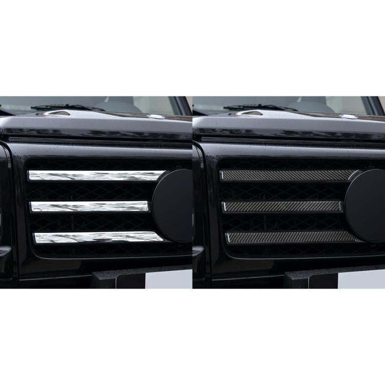 For Mercedes-Benz G-Class W463 6pcs /Set Grille Decorative Sticker(Black) - Car Interior Mouldings by buy2fix | Online Shopping UK | buy2fix