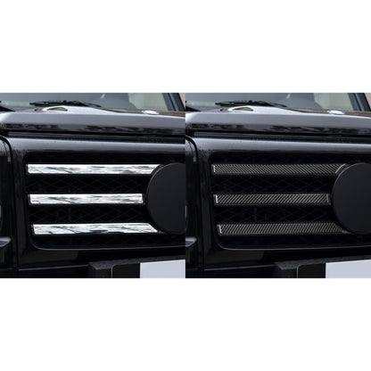 For Mercedes-Benz G-Class W463 6pcs /Set Grille Decorative Sticker(Black) - Car Interior Mouldings by buy2fix | Online Shopping UK | buy2fix