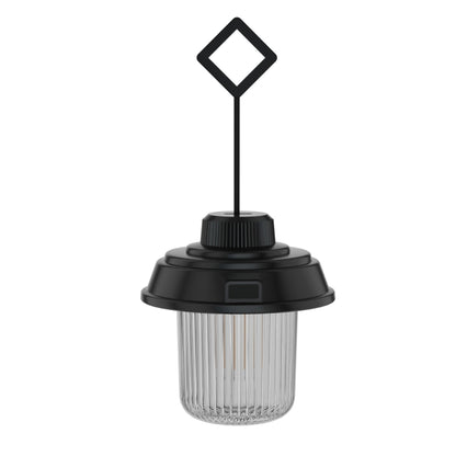 Outdoor LED Camping Light Canopy Hanging Lamp Portable Camping Tent Lights, Style: Charging Model Black by buy2fix