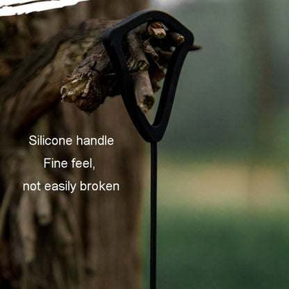 Outdoor LED Camping Light Canopy Hanging Lamp Portable Camping Tent Lights, Style: Charging Model Black by buy2fix