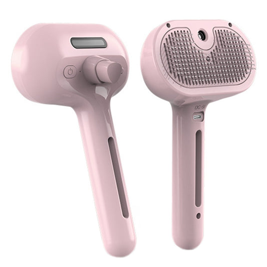 RK56 USB Charging Spray Pet Grooming Comb Cat and Dog Hair Removal Tool Pet Products(Pink) - Grooming by buy2fix | Online Shopping UK | buy2fix