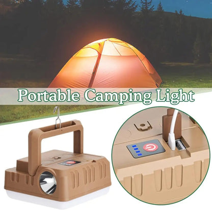 Outdoor Camping Tent Lamp USB Rechargeable LED Long Life Camping Lights by buy2fix