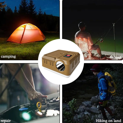 Outdoor Camping Tent Lamp USB Rechargeable LED Long Life Camping Lights by buy2fix