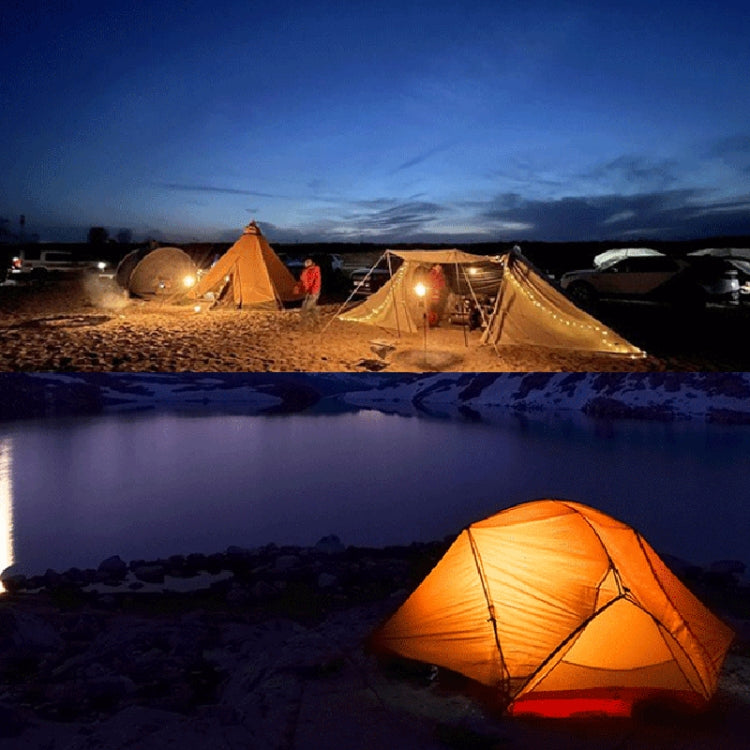 Outdoor Solar Energy Charging Camping Light Hanging Multi-Functional Tent Lamp Power Outage Emergency Lights by buy2fix