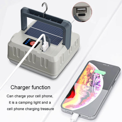 Outdoor Solar Energy Charging Camping Light Hanging Multi-Functional Tent Lamp Power Outage Emergency Lights by buy2fix