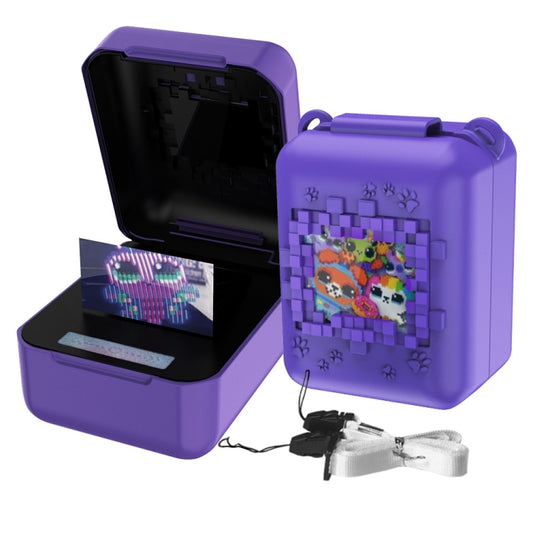 For Bitzee Pet Machine Silicone Anti-Shock And Anti-Fall Protective Cover All-Inclusive Case(Purple) - Cases by buy2fix | Online Shopping UK | buy2fix
