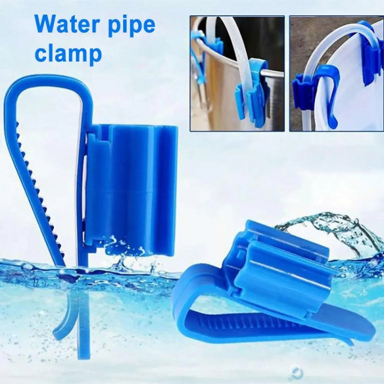 5pcs Multifunctional Fish Tank Aquarium Water Pipe Fixing Clip(Blue) - Fish Tanks & Accessories by buy2fix | Online Shopping UK | buy2fix