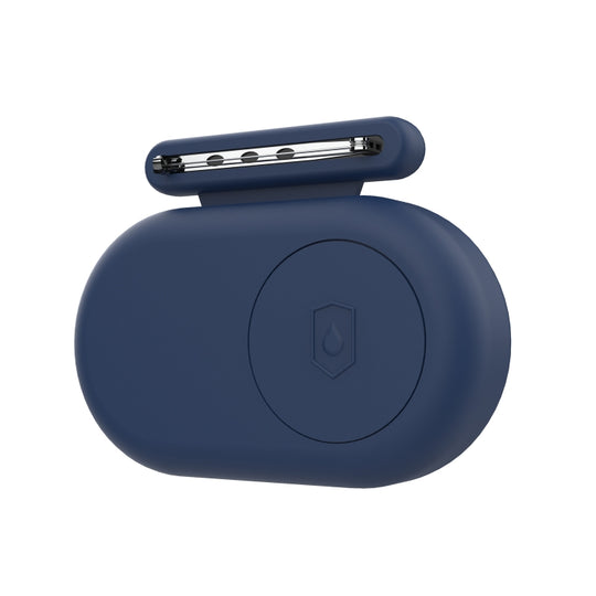 For Samsung Galaxy SmartTag 2 Pin Silicone Protective Case Locator Pin Life Waterproof Case(Deep Blue)