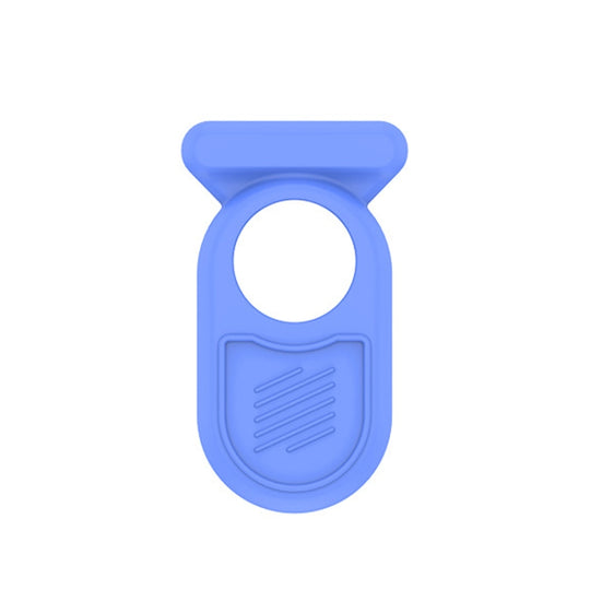 For Samsung Galaxy SmartTag2 Pin Silicone Case(Night Light Blue)